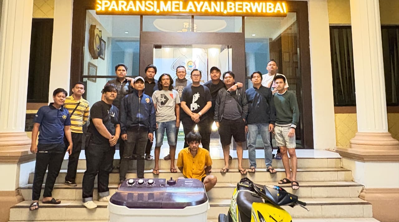 Curi Mesin Cuci hingga HP, Pelaku di Tanjab Barat Diringkus Polisi Tengah Malam
